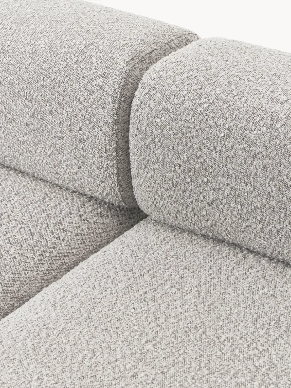Diván modular en tejido bouclé Anton