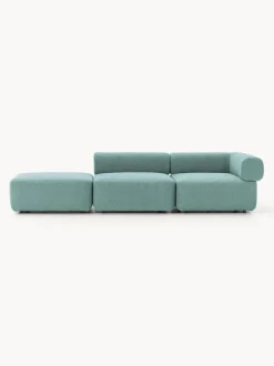 Diván modular en tejido bouclé Anton