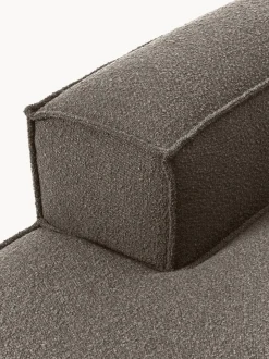Diván modular en tejido bouclé Lennon