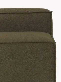 Diván modular en tejido bouclé Lennon