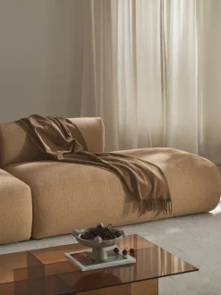 Diván modular en tejido bouclé Sofia