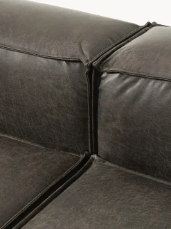 Diván modular grande de cuero reciclado Lennon