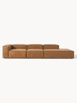 Diván modular grande de cuero reciclado Lennon