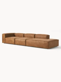 Diván modular grande de cuero reciclado Lennon