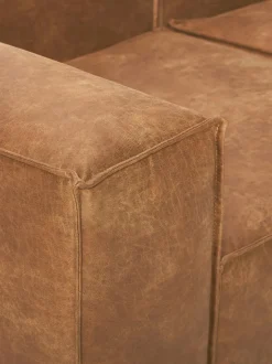 Diván modular grande de cuero reciclado Lennon