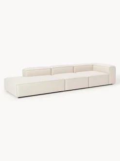 Diván modular grande de mezcla de lino Lennon