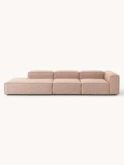 Diván modular grande de mezcla de lino Lennon
