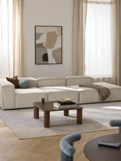 Diván modular grande de pana Lennon