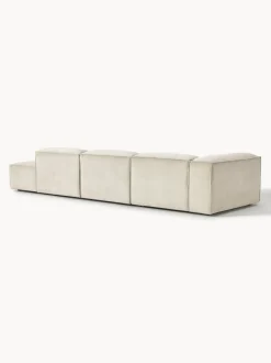 Diván modular grande de pana Lennon