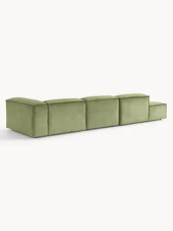 Diván modular grande de pana Lennon