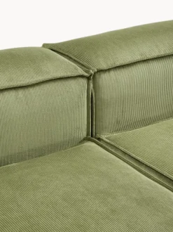 Diván modular grande de pana Lennon