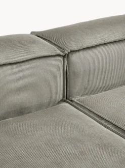 Diván modular grande de pana Lennon