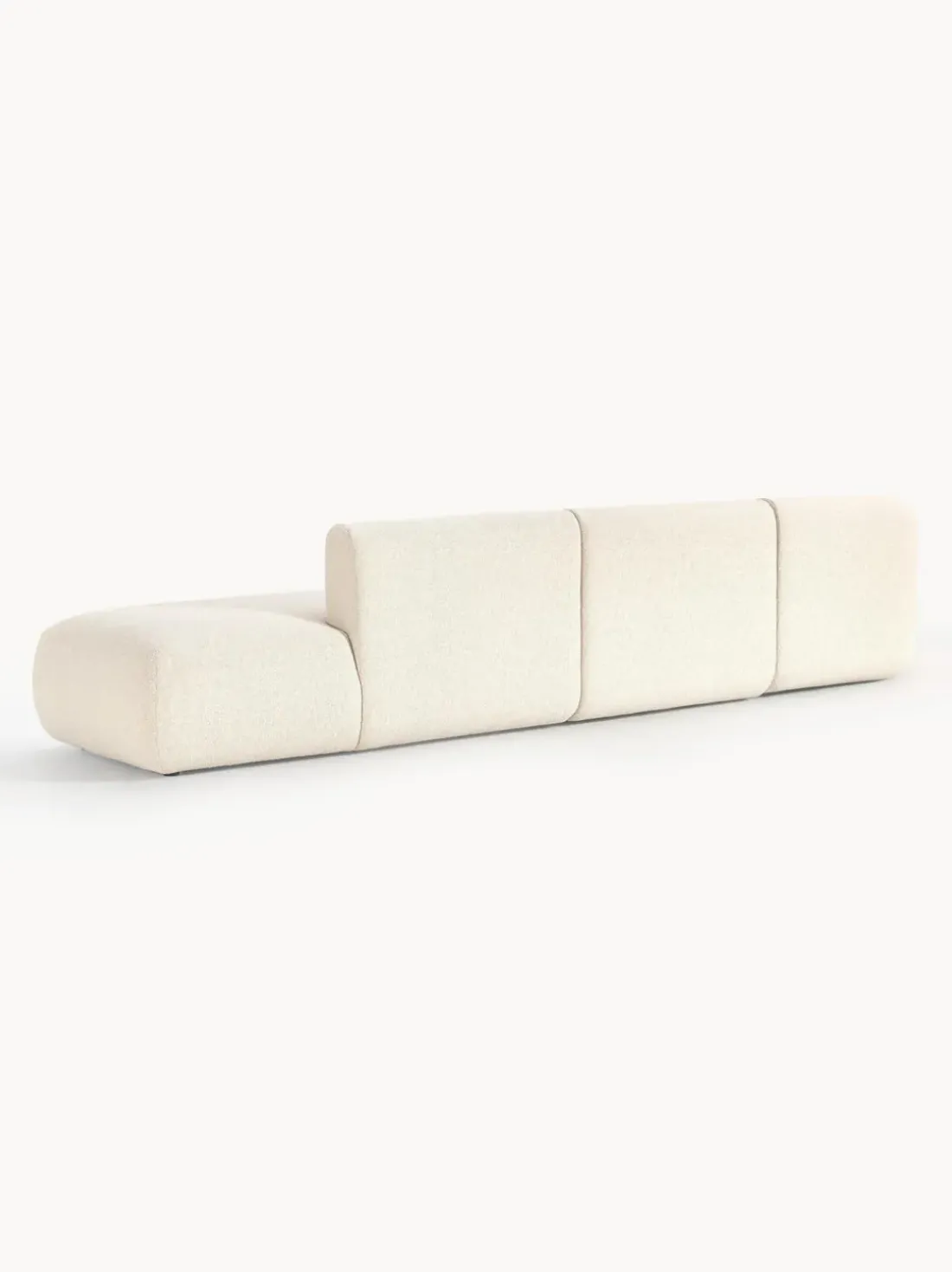 Diván modular grande en tejido bouclé Sofia