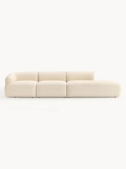 Diván modular grande en tejido bouclé Sofia