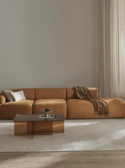 Diván modular grande en tejido bouclé Sofia