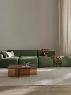 Diván modular grande en tejido bouclé Sofia