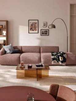 Diván modular grande en tejido bouclé Sofia