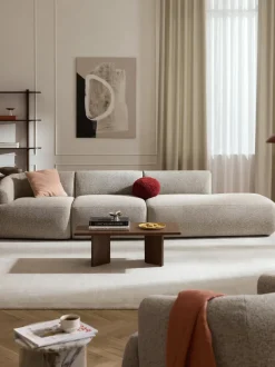 Diván modular grande en tejido bouclé Sofia