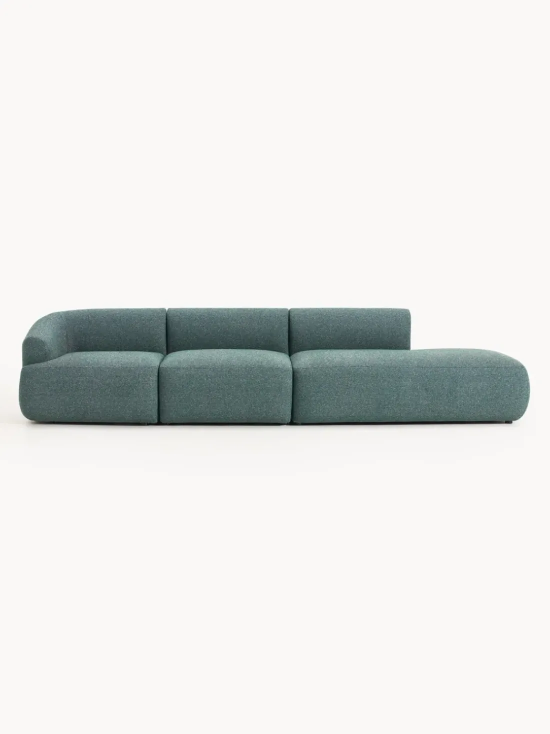Diván modular grande en tejido bouclé Sofia