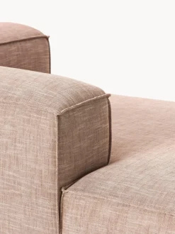 Diván rinconero modular de mezcla de lino Lennon