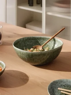 Ensaladera artesanal con forma orgánica Macey