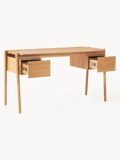Escritorio de madera con cajones Libby