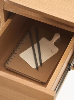 Escritorio de madera con cajones Libby