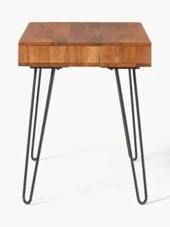 Escritorio de madera de mango y metal Tova