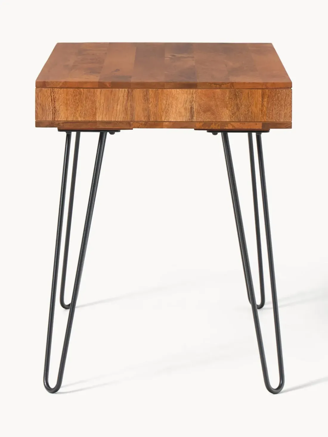 Escritorio de madera de mango y metal Tova