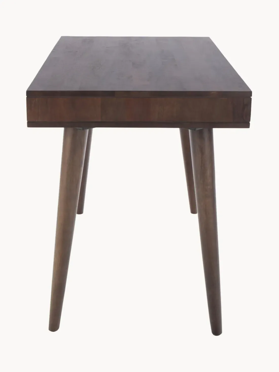 Escritorio de madera maciza con cajón Tova
