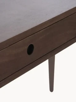 Escritorio de madera maciza con cajón Tova