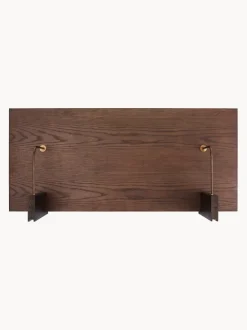 Escritorio de pared de madera de roble Corbel