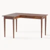 Escritorio esquinero de madera de mango Paul