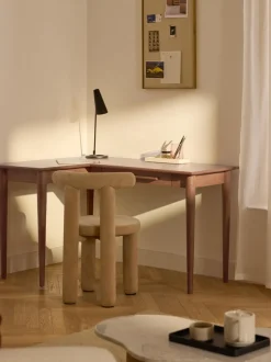 Escritorio esquinero de madera de mango Paul