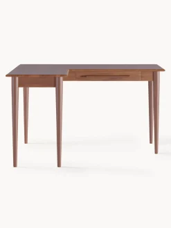 Escritorio esquinero de madera de mango Paul