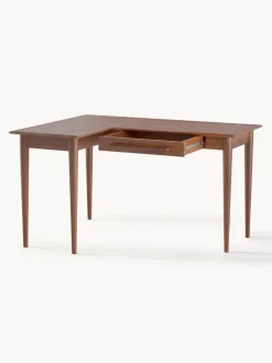 Escritorio esquinero de madera de mango Paul
