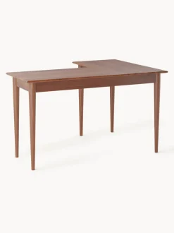 Escritorio esquinero de madera de mango Paul