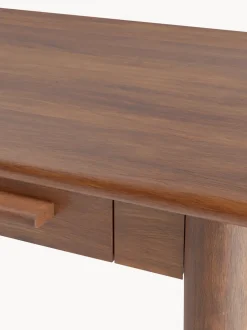 Escritorio esquinero de madera de mango Paul