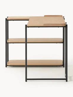 Escritorio esquinero de madera de fresno Renee