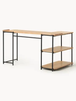 Escritorio esquinero de madera de fresno Renee