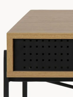 Escritorio estrecho de madera Angus