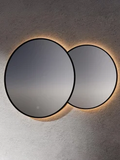 Espejo Bubble Black 120x80
