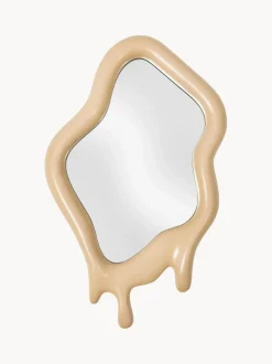 Espejo de pared artesanal en forma orgánica Melting