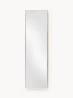 Espejo de pared con marco de madera de roble Avery