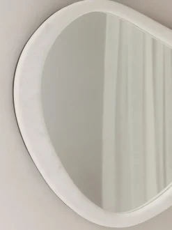 Espejo de pared con marco de mármol Meringue