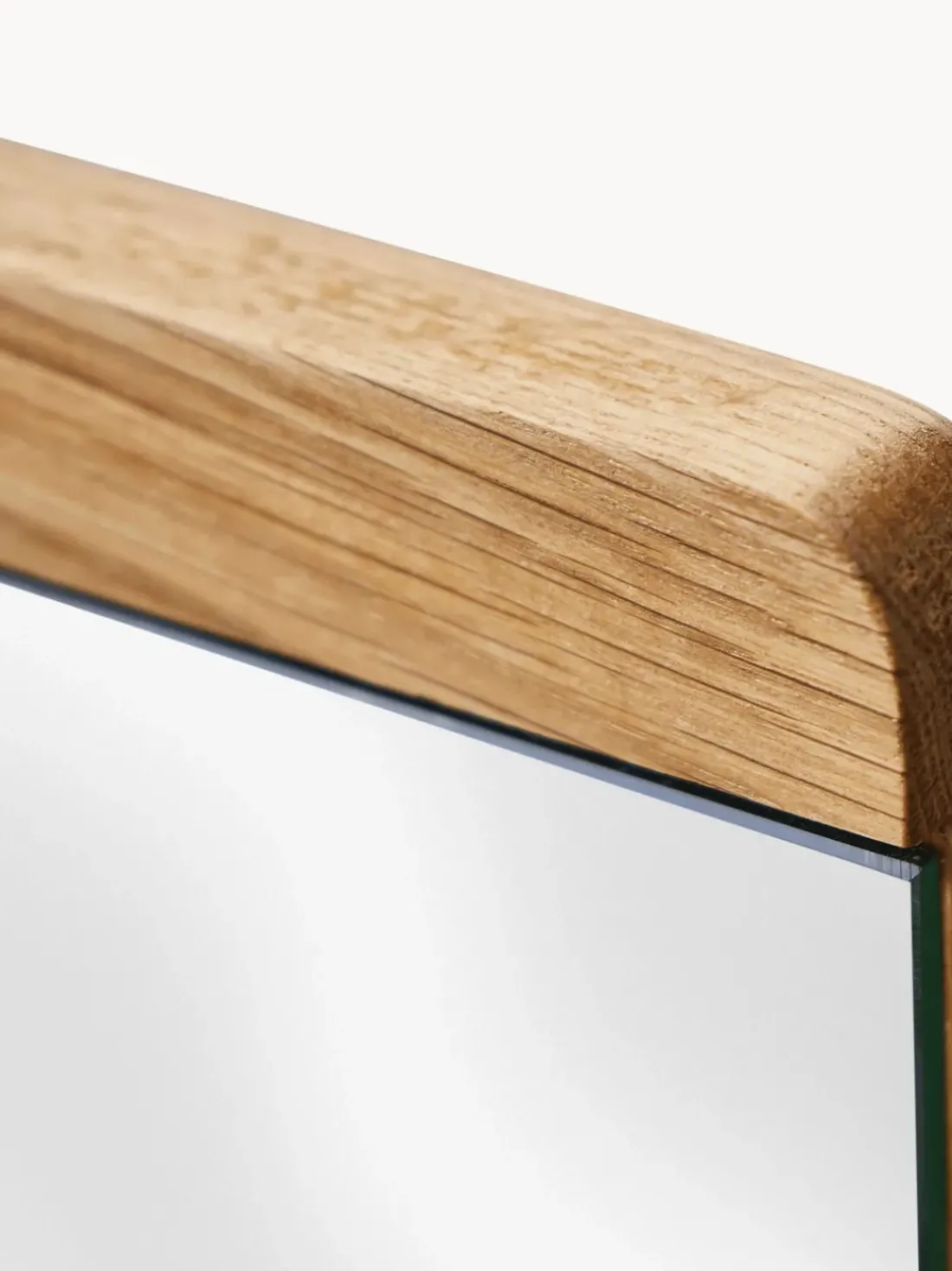 Espejo de pared de madera Rim