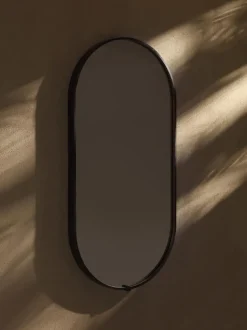 Espejo de pared ovalado con iluminación LED Avior