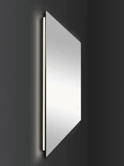 Espejo de pared sin marco con iluminación LED Galaxy, tamaños diferentes