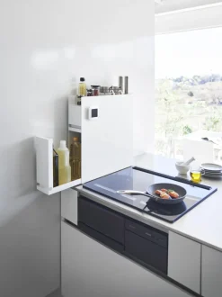 Estante de cocina extraíble de metal Tower