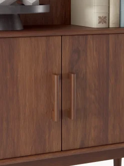 Estantería alta de madera de mango Paul